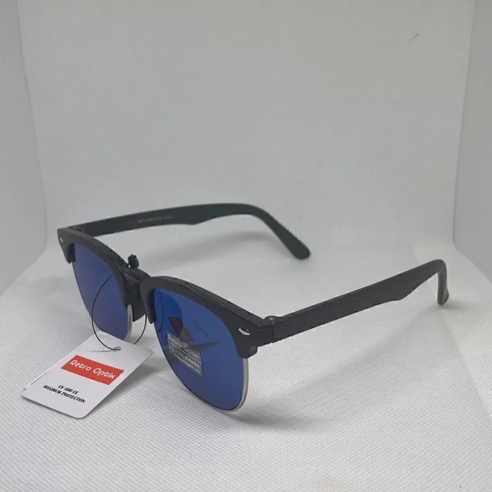 Dark Wood Print Sunglasses 